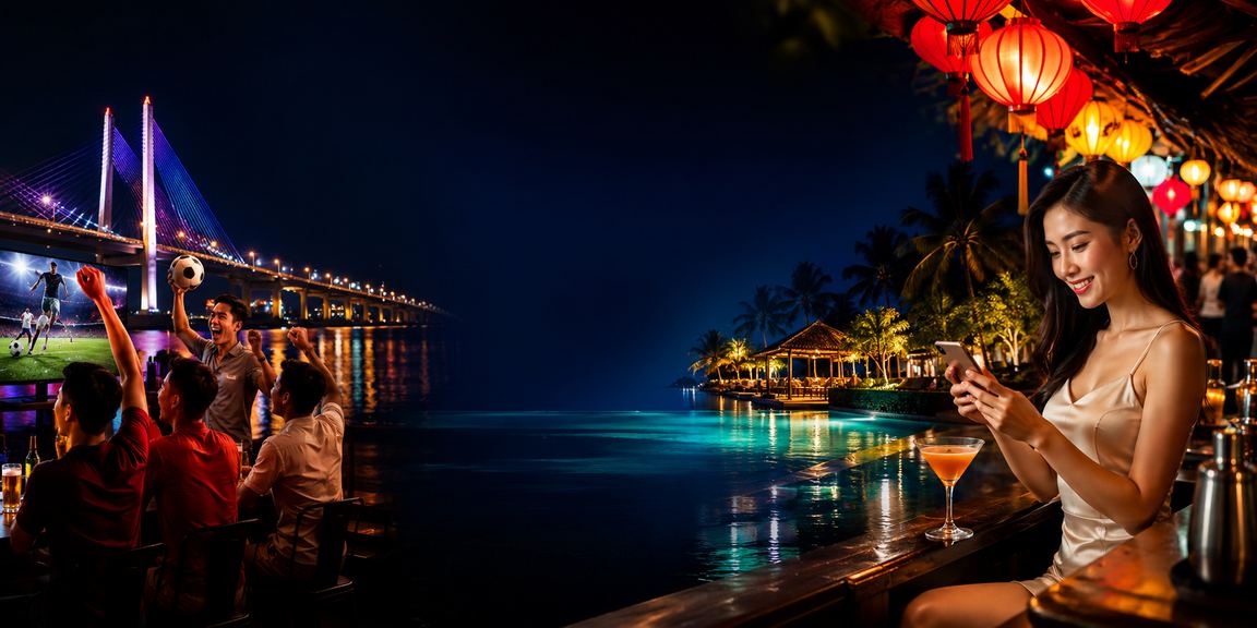Người dùng tại Cần Thơ trải nghiệm casino di động ban đêm